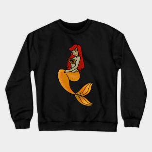 Mermaid zombie Crewneck Sweatshirt